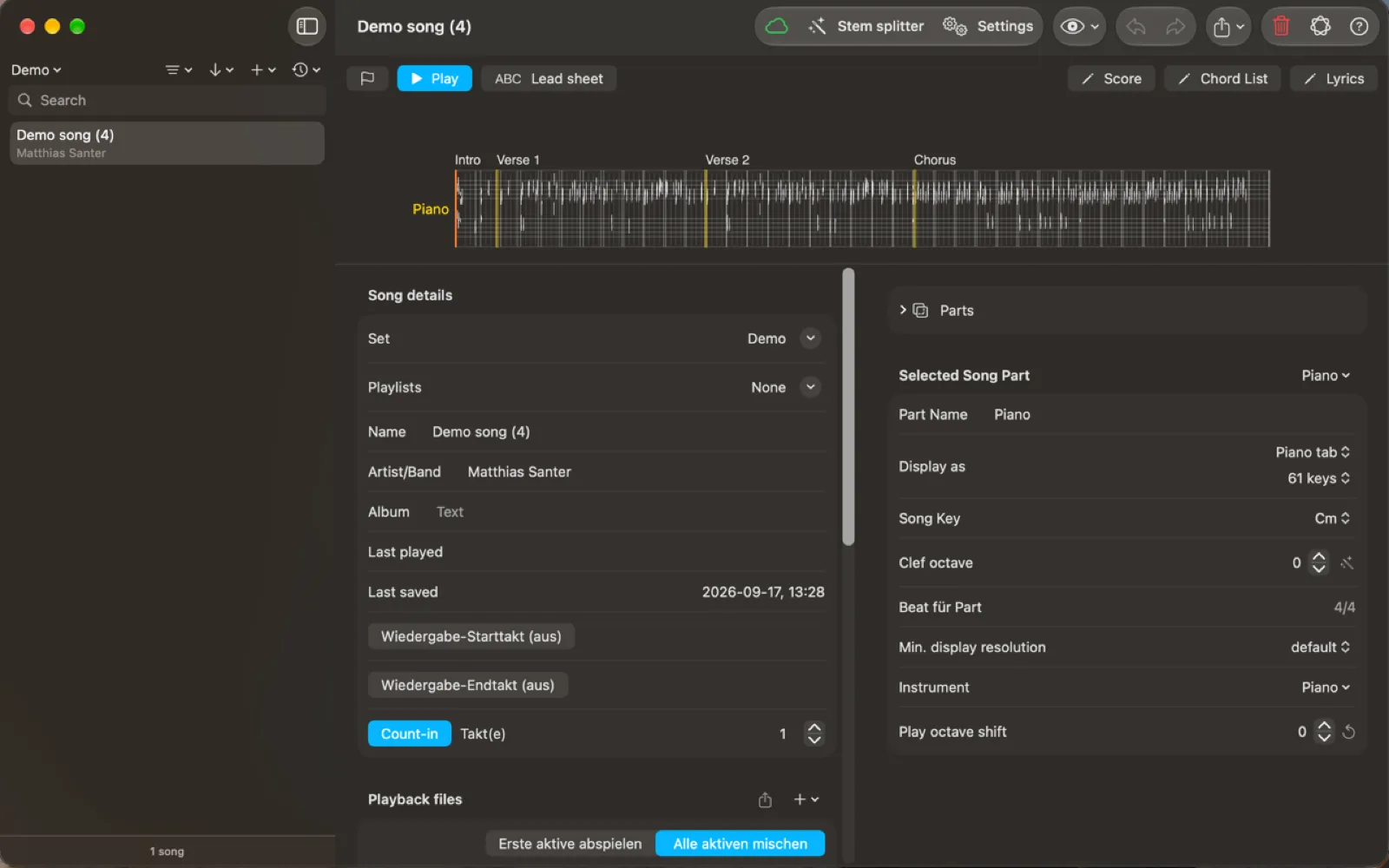 BandScore on Mac — screenshot 1