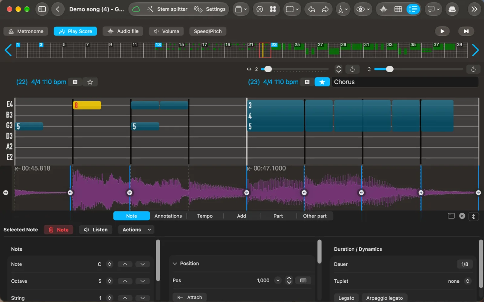 BandScore on Mac — screenshot 8